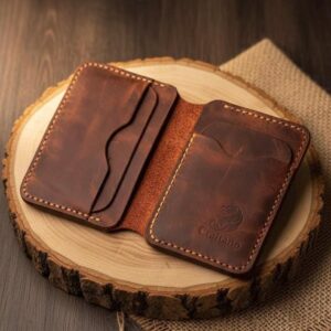 Minimalist Leather Wallet (Brown)